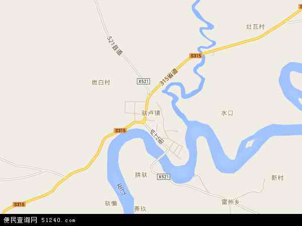 驮卢镇地图 - 驮卢镇电子地图 - 驮卢镇高清地图 - 2024年驮卢镇地图