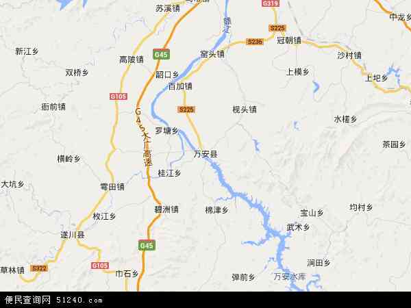 万安县地图 - 万安县电子地图 - 万安县高清地图 - 2024年万安县地图