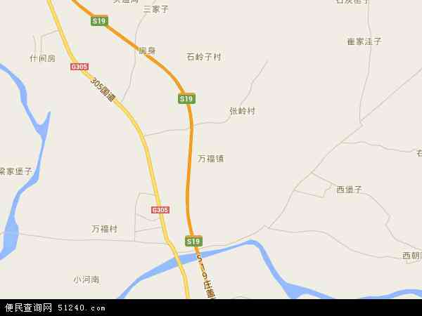 万福镇地图 - 万福镇电子地图 - 万福镇高清地图 - 2024年万福镇地图