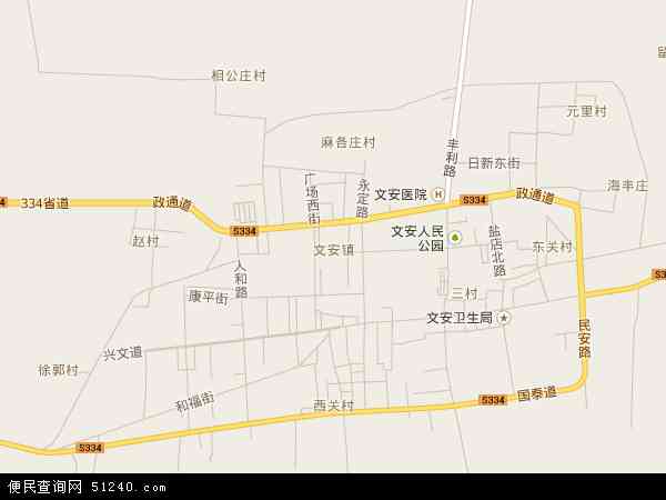 文安镇地图 - 文安镇电子地图 - 文安镇高清地图 - 2024年文安镇地图
