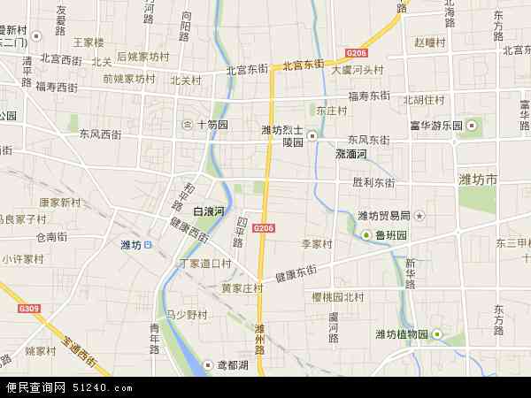 潍州路地图 - 潍州路电子地图 - 潍州路高清地图 - 2024年潍州路地图