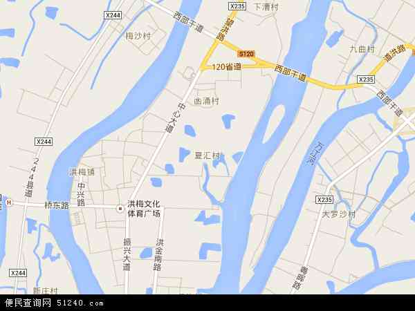 夏汇村地图 - 夏汇村电子地图 - 夏汇村高清地图 - 2024年夏汇村地图