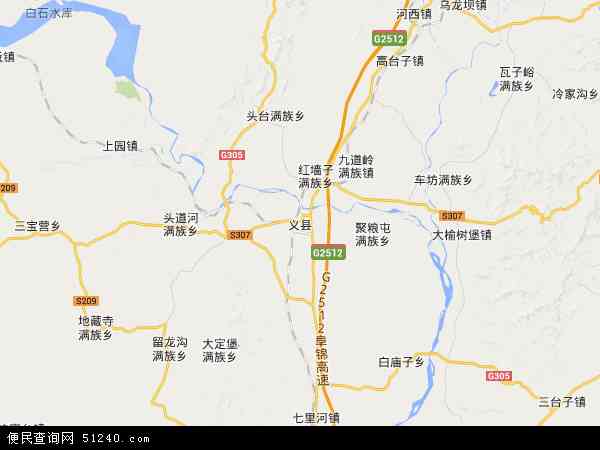 义县地图 - 义县电子地图 - 义县高清地图 - 2024年义县地图