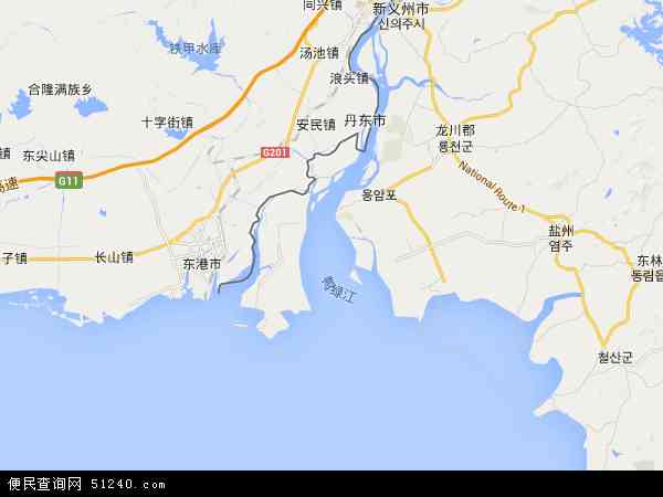 鸭绿江地图 - 鸭绿江电子地图 - 鸭绿江高清地图 - 2024年鸭绿江地图