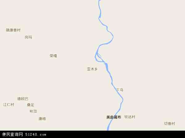 亚木乡地图 - 亚木乡电子地图 - 亚木乡高清地图 - 2024年亚木乡地图