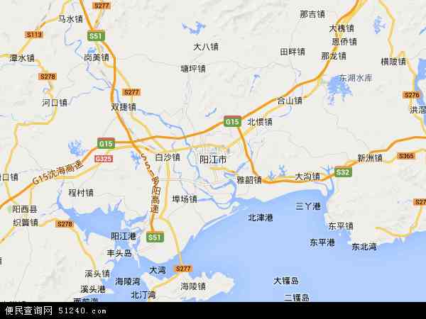 阳江市地图 - 阳江市电子地图 - 阳江市高清地图 - 2024年阳江市地图