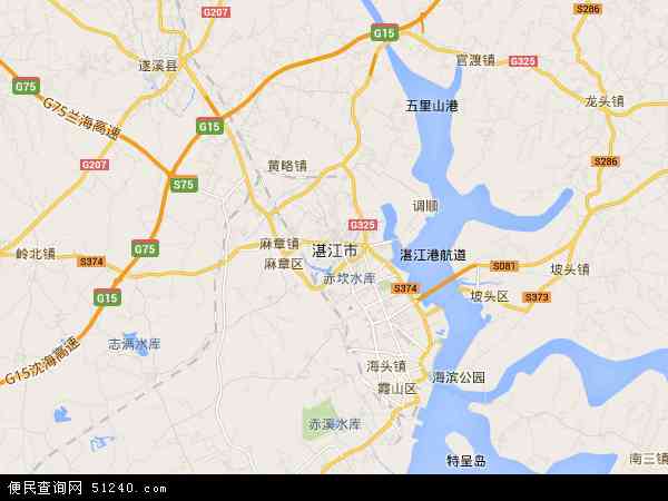湛江市地图 - 湛江市电子地图 - 湛江市高清地图 - 2024年湛江市地图