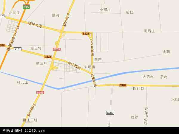 朱坝镇地图 - 朱坝镇电子地图 - 朱坝镇高清地图 - 2024年朱坝镇地图