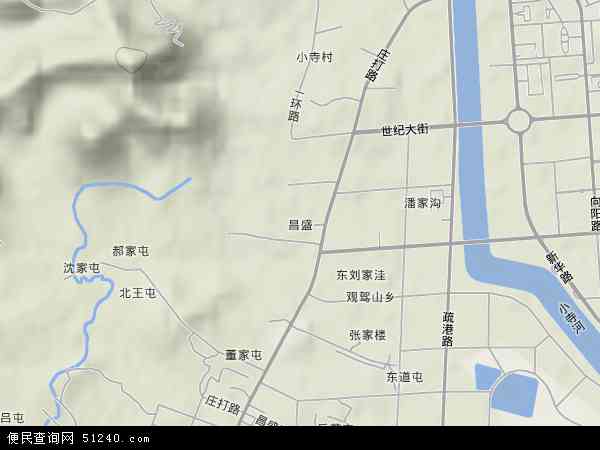 昌盛地形图 - 昌盛地形图高清版 - 2021年昌盛地形图