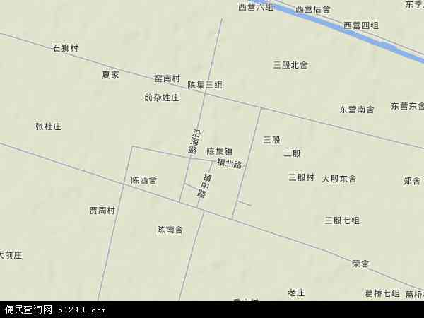 中国 江苏省 盐城市 阜宁县 陈集镇本站收录有:2021陈集镇卫星地图