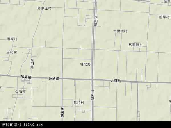 城北路地形图 - 城北路地形图高清版 - 2024年城北路地形图