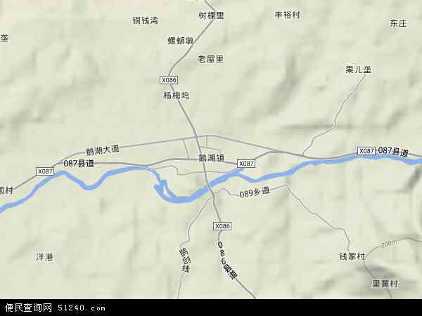 鹅湖镇地形图 - 鹅湖镇地形图高清版 - 2024年鹅湖镇地形图