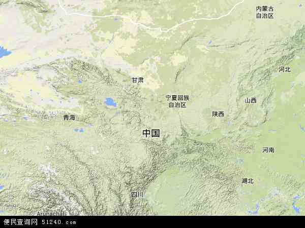 甘肃省地形图 - 甘肃省地形图高清版 - 2024年甘肃省地形图