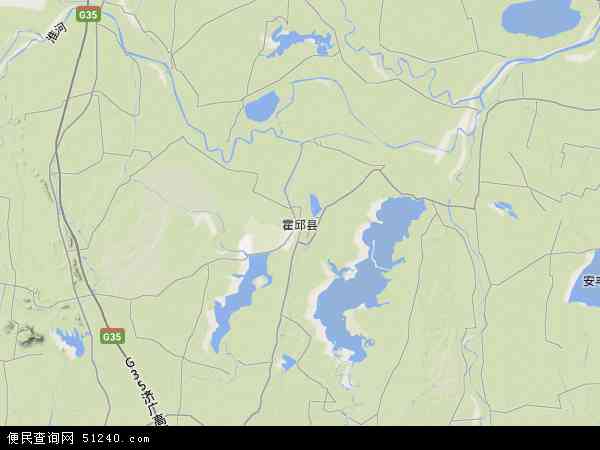 霍邱县地形图 - 霍邱县地形图高清版 - 2024年霍邱县地形图