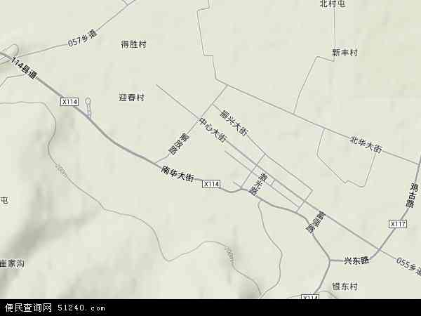 鸡东镇地形图 - 鸡东镇地形图高清版 - 2024年鸡东镇地形图