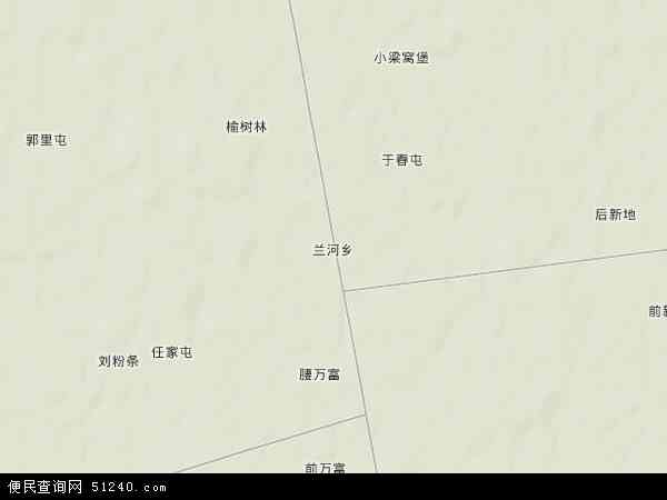 兰河乡地形图 - 兰河乡地形图高清版 - 2024年兰河乡地形图