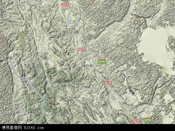 南丹县地形图 - 南丹县地形图高清版 - 2024年南丹县地形图