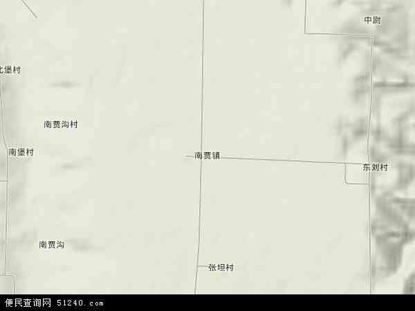 南贾镇地形图 - 南贾镇地形图高清版 - 2024年南贾镇地形图