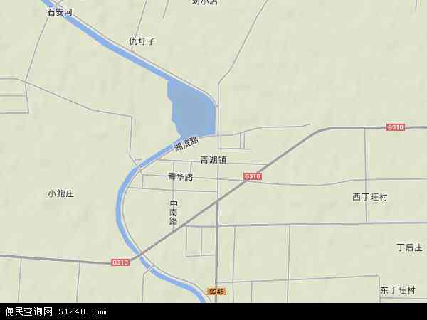 青湖镇地形图 - 青湖镇地形图高清版 - 2024年青湖镇地形图