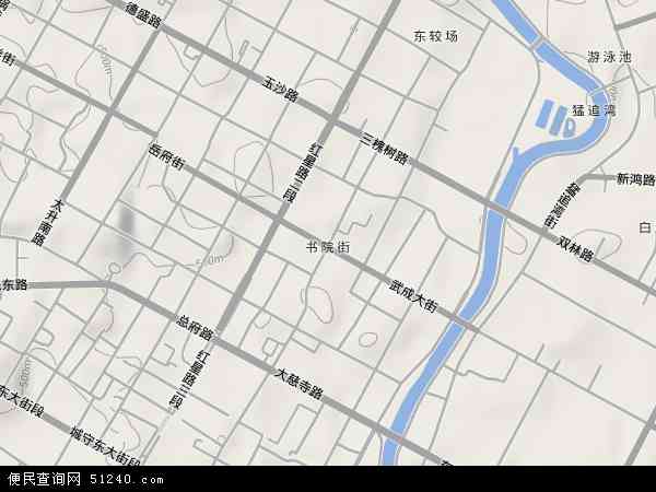书院街地形图 - 书院街地形图高清版 - 2024年书院街地形图