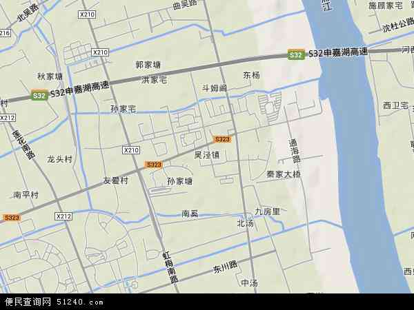 吴泾镇地形图 - 吴泾镇地形图高清版 - 2024年吴泾镇地形图