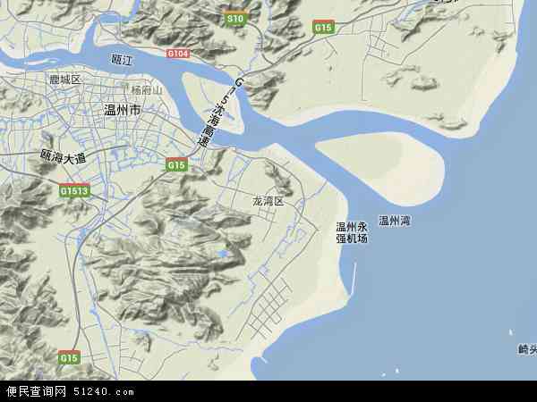 中国 浙江省 温州市 龙湾区 星海本站收录有:2021星海卫星地图高清版