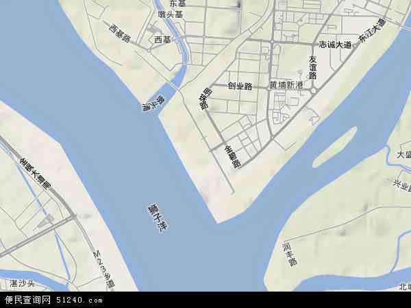 新港地形图 - 新港地形图高清版 - 2024年新港地形图