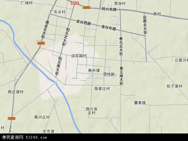 易州镇地形图 - 易州镇地形图高清版 - 2024年易州镇地形图