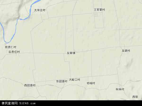 友宰镇地形图 - 友宰镇地形图高清版 - 2024年友宰镇地形图