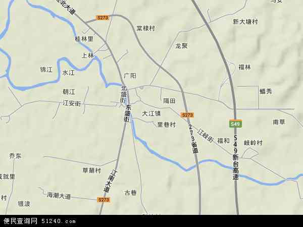 中国 广东省 江门市 台山市 大江镇本站收录有:2021大江镇卫星地图