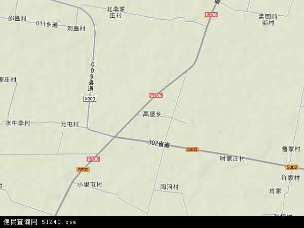 中国 河南省 濮阳市 清丰县 高堡乡 本站收录有:2021高堡乡卫星地图