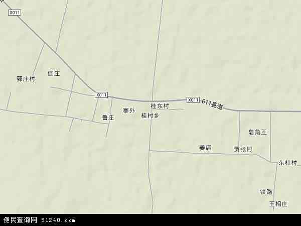 桂村乡地形图 - 桂村乡地形图高清版 - 2024年桂村乡地形图