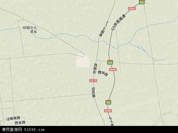 高陵县地形图 - 高陵县地形图高清版 - 2024年高陵县地形图