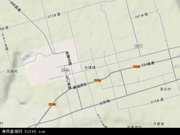 古绛镇地形图 - 古绛镇地形图高清版 - 2024年古绛镇地形图