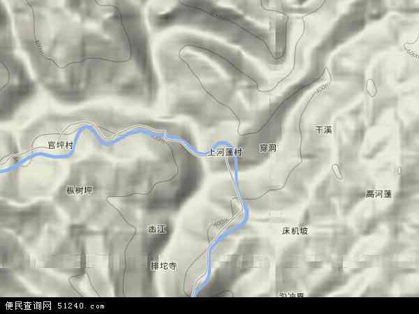 河蓬乡地形图 - 河蓬乡地形图高清版 - 2024年河蓬乡地形图
