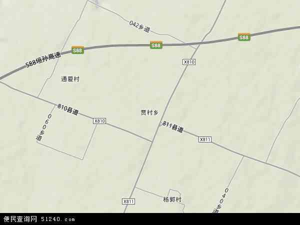 贾村乡地形图 - 贾村乡地形图高清版 - 2024年贾村乡地形图