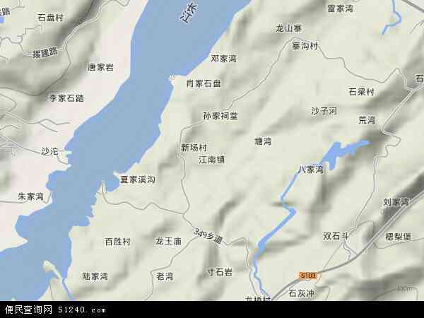 江南地形图 - 江南地形图高清版 - 2024年江南地形图