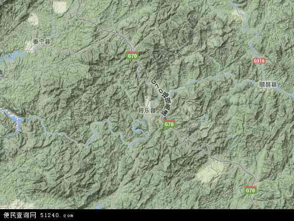 将乐县地形图 - 将乐县地形图高清版 - 2024年将乐县地形图
