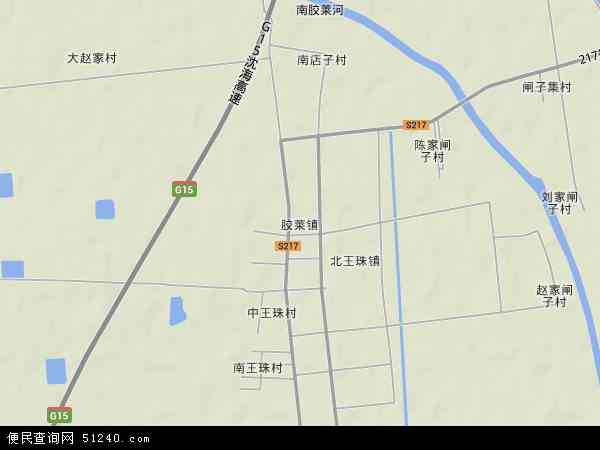 胶莱镇地形图 - 胶莱镇地形图高清版 - 2024年胶莱镇地形图
