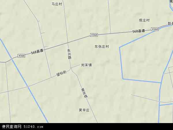 刘宋镇地形图 - 刘宋镇地形图高清版 - 2024年刘宋镇地形图