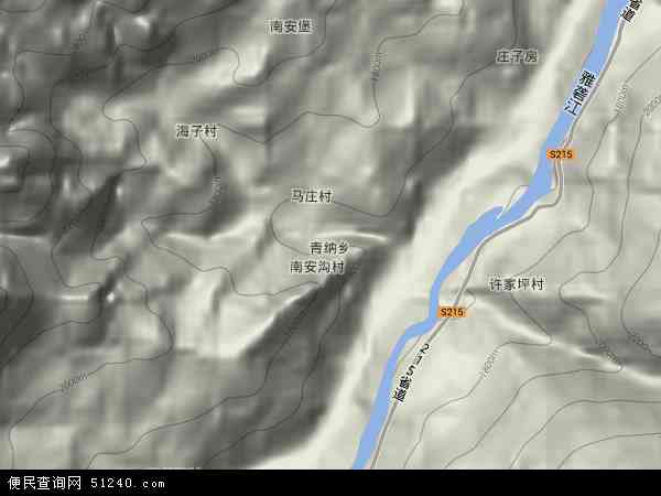 青纳乡地形图 - 青纳乡地形图高清版 - 2024年青纳乡地形图