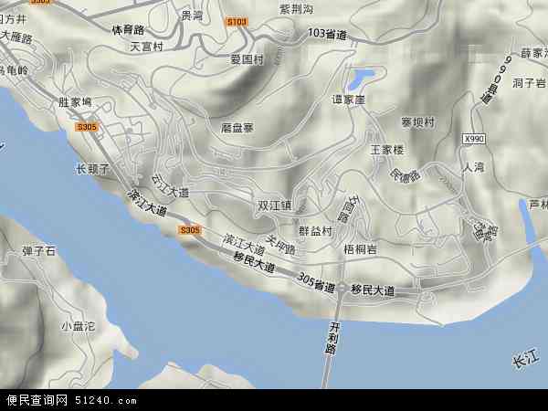 双江地形图 - 双江地形图高清版 - 2024年双江地形图