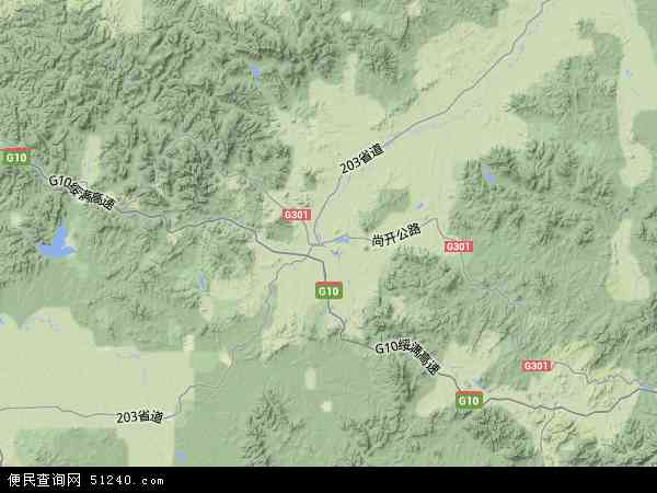 尚志市地形图 - 尚志市地形图高清版 - 2024年尚志市地形图