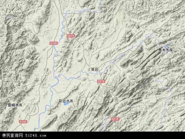 上栗县地形图 - 上栗县地形图高清版 - 2024年上栗县地形图