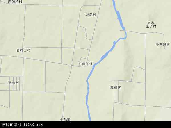 石埠子镇地形图 - 石埠子镇地形图高清版 - 2024年石埠子镇地形图