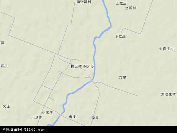 桐河乡地形图 - 桐河乡地形图高清版 - 2024年桐河乡地形图