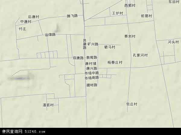 唐村镇地形图 - 唐村镇地形图高清版 - 2024年唐村镇地形图