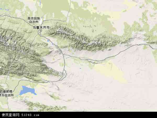 吐鲁番地区地形图 - 吐鲁番地区地形图高清版 - 2024年吐鲁番地区地形图
