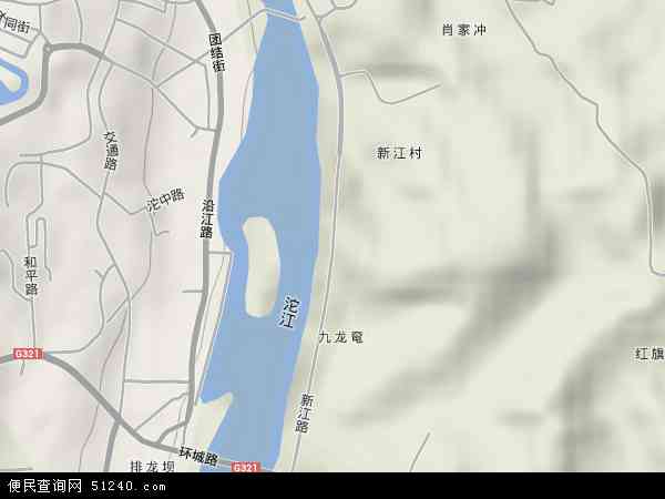 新江地形图 - 新江地形图高清版 - 2024年新江地形图