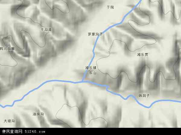 湘乐镇地形图 - 湘乐镇地形图高清版 - 2024年湘乐镇地形图